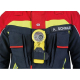 Ubranie bojowe FIRE FLEX – granatowo-czerwony NOMEX® NXT (CNBOP) + napisy